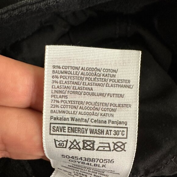 2/$30 Topshop Moto Jamie Jeans High Rise Ankle Skinny Licorice Black 26 #9358 - Picture 11 of 13